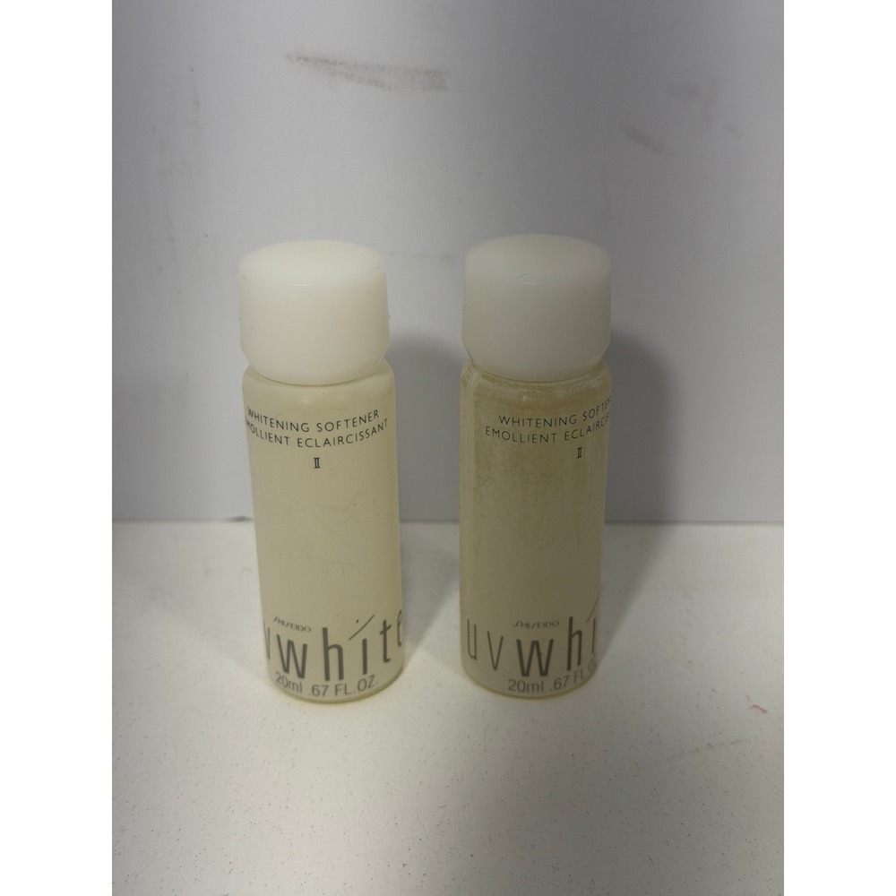 Shiseido UV‎ White Whitening Softener II Normal to Dry Skin lot of 2 20ml Japan